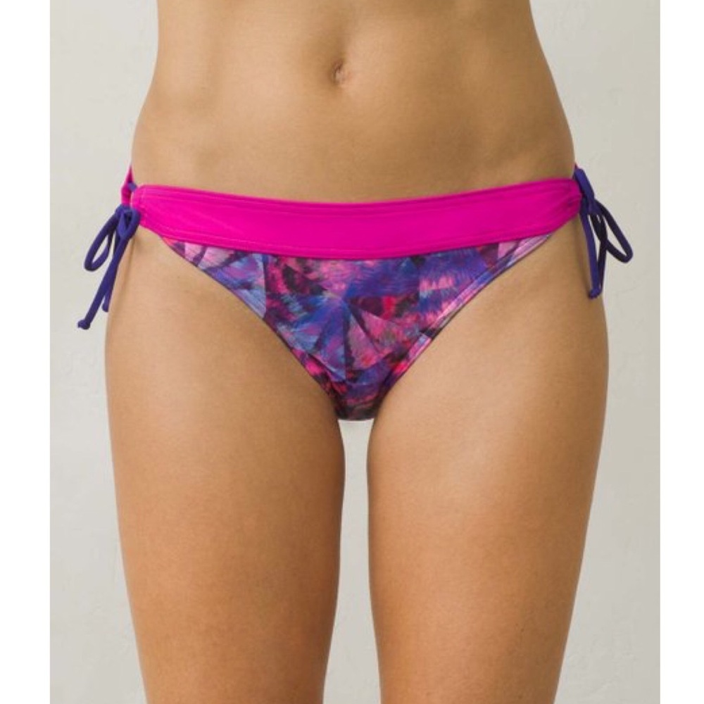 NEW Prana Saba Bikini Bottoms Supernova Pinwheel S